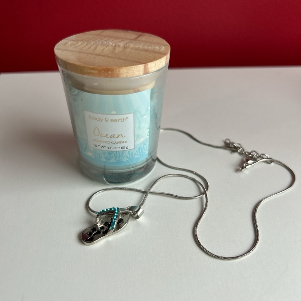 Blue Coastal Bath & Body Candle